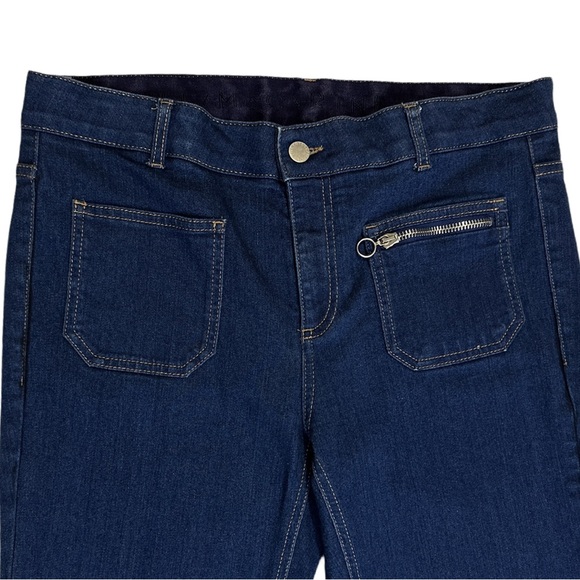 STELLA MCCARTNEY | True Blue 70s Flares High Rise Denim Jeans Pants Bellbottoms - Picture 8 of 15